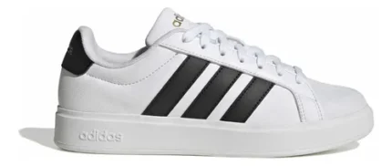 🔥 Tênis Feminino Streettalk adidas Ftwwht/cblack/goldmt Lisa 37 Br