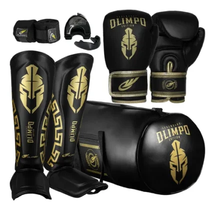 🔥 Kit Boxe Muay Thai Profissional Luva Bolsa Bandagem Bucal