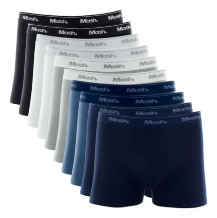 🔥 Kit 10 Cuecas Mash Boxer Original Masculino Algodão Atacado